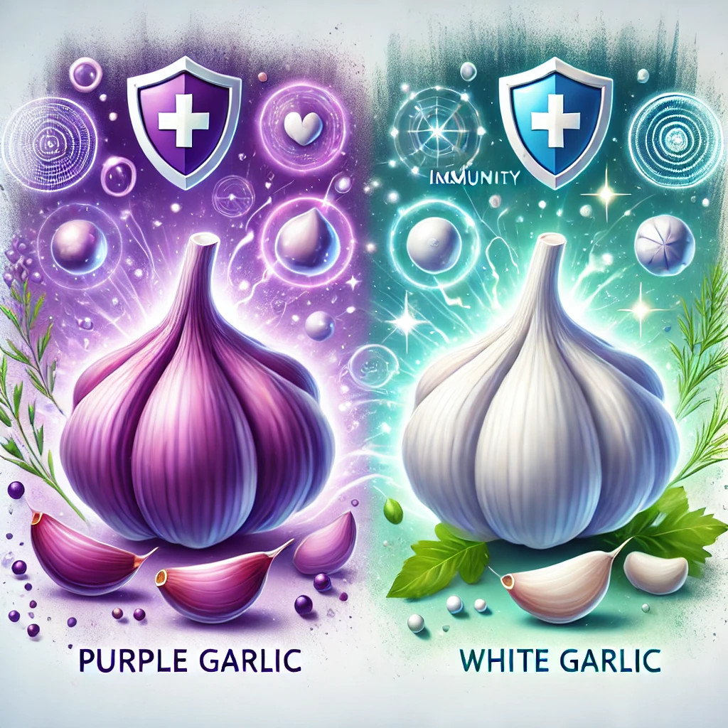 🧄 Ajo Morado vs Blanco: ¡Descubre su Impacto en Tu Inmunidad! 💪✨