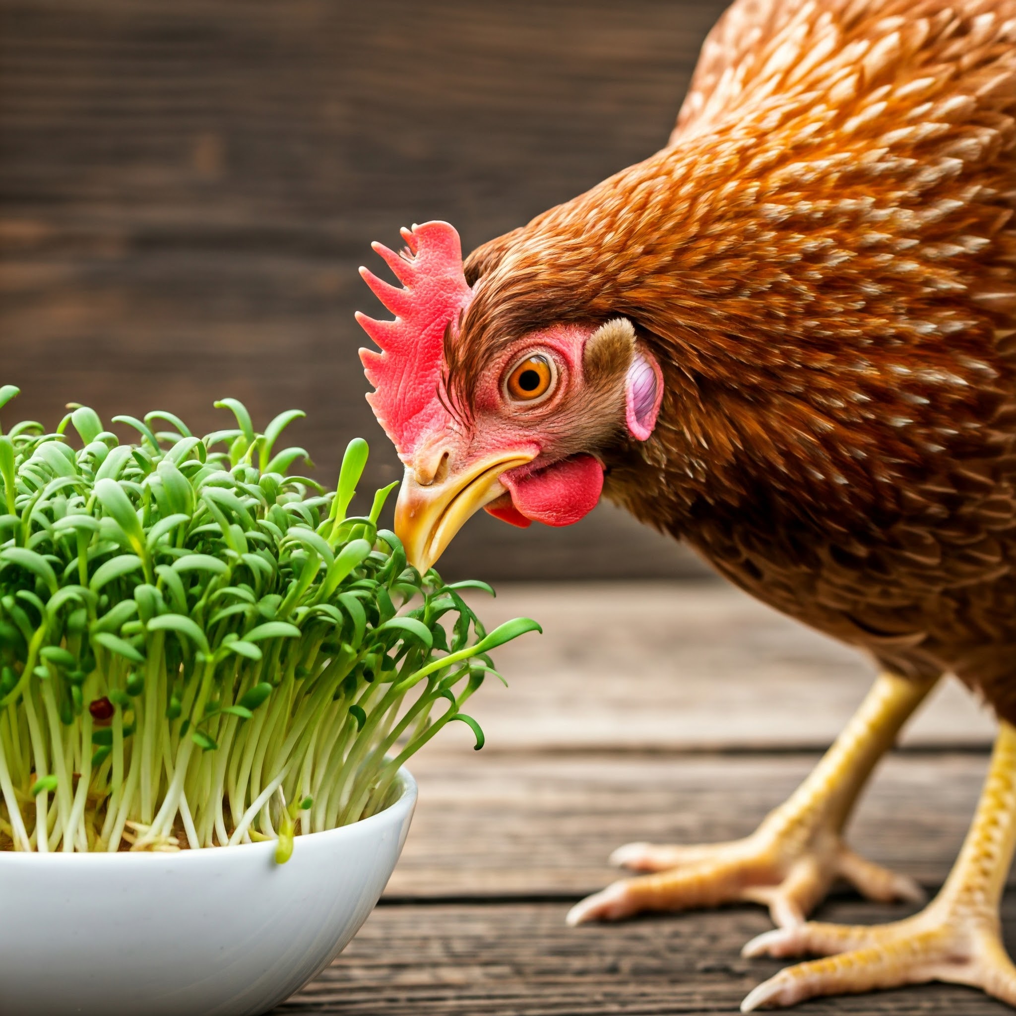 ¡Alucinante! 🤯 ¿A las gallinas les ENCANTAN los brotes de alfalfa? 🐔